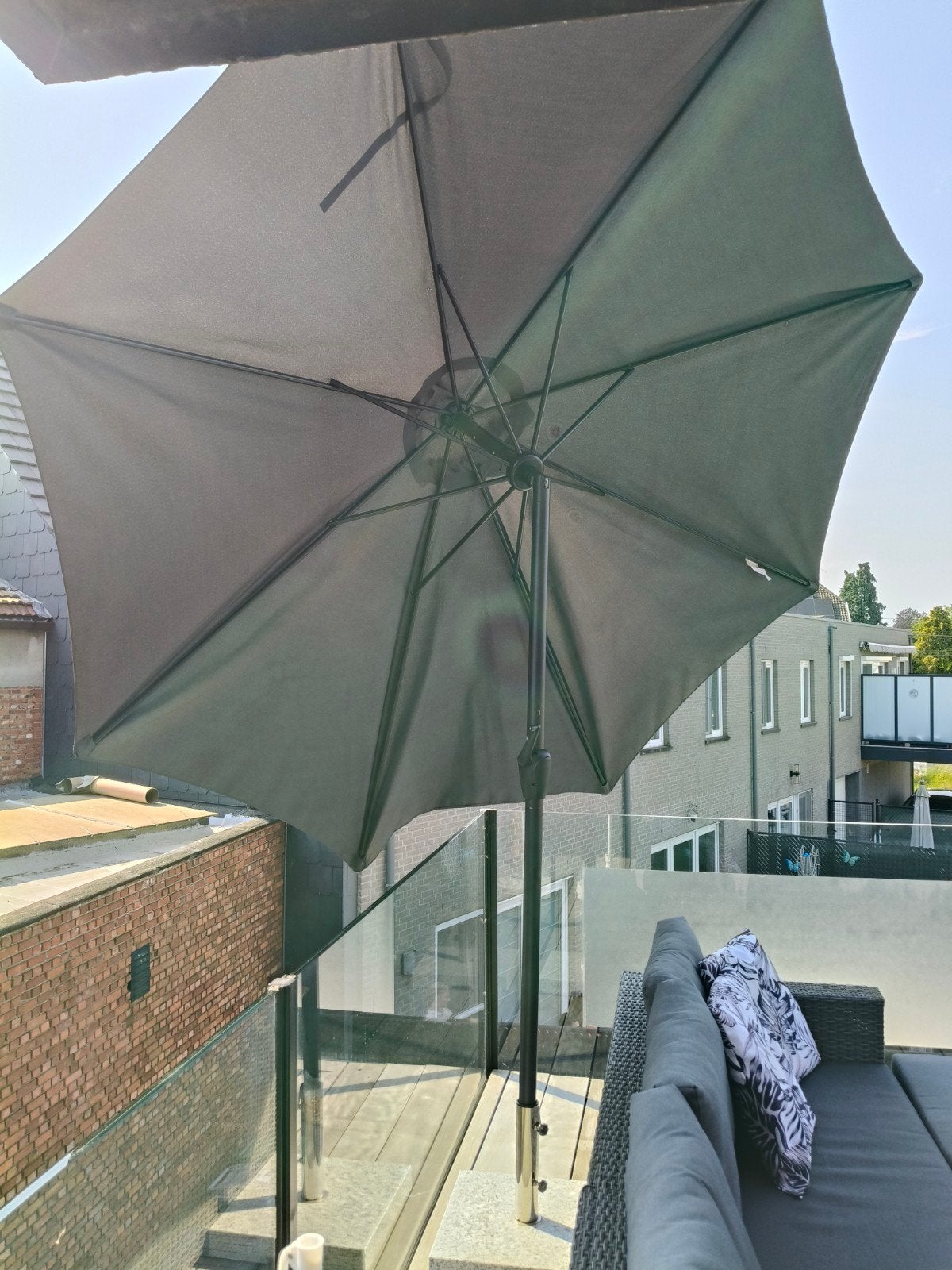 Gratis parasol bij aankoop granieten voet (45 kg), Ophalen