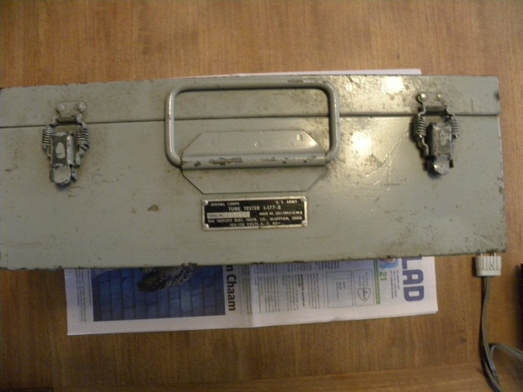 igst Signal Corps buizen tester type i-177/b 110 V !, Télécoms, Émetteurs & Récepteurs, Utilisé, Émetteur et Récepteur, Enlèvement