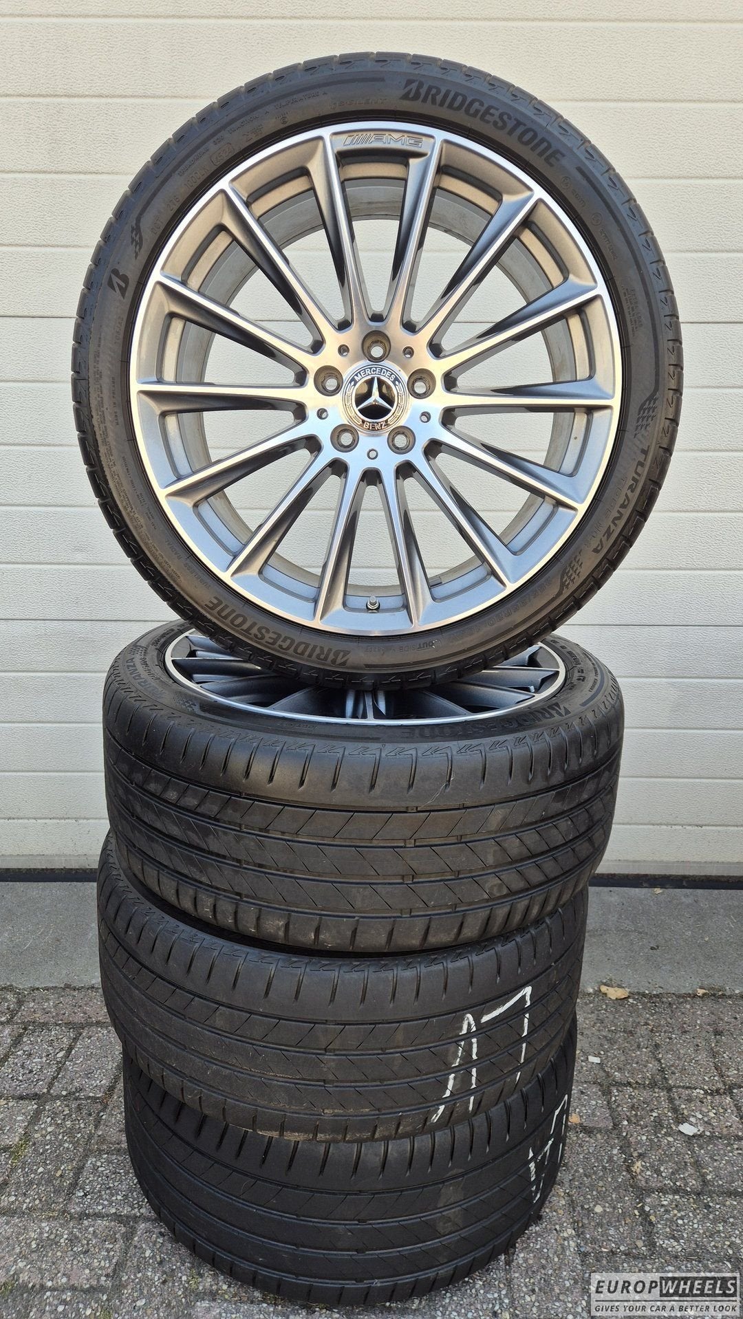 20 inch Mercedes S Klasse W223 AMG velgen zomerbanden, Auto-onderdelen, Banden en Velgen, Gebruikt, 255 mm, -, -