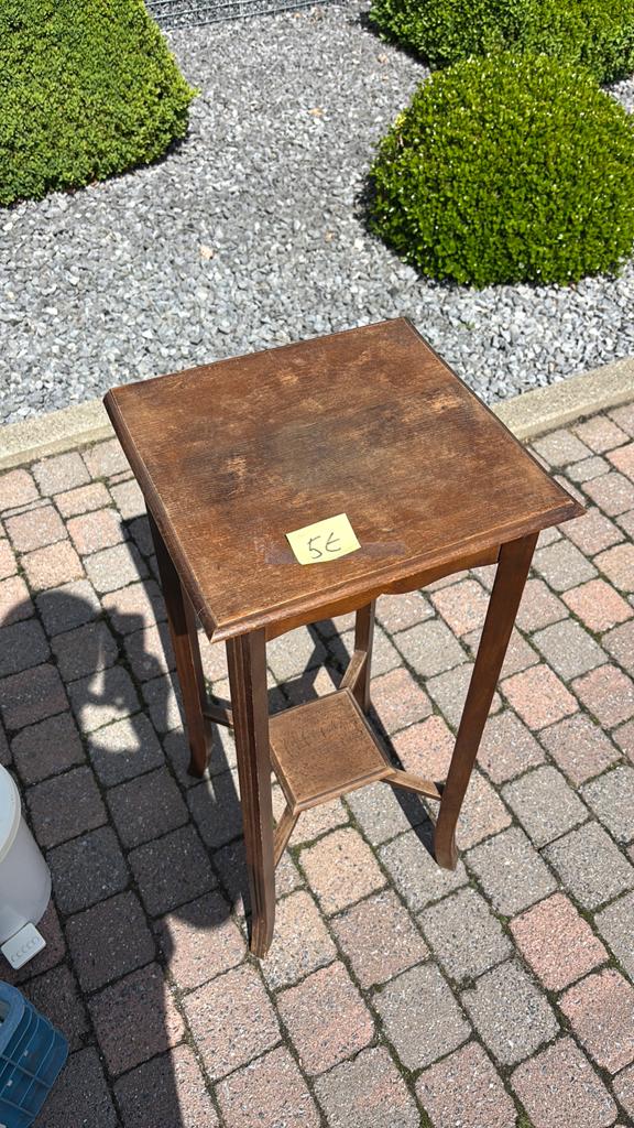Table à plantes, Enlèvement