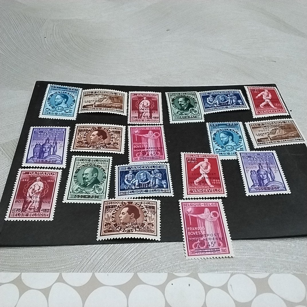 BELGIUM Airmail 15/23A en parfait état avec cote 14,40€, Enlèvement ou Envoi, Neuf