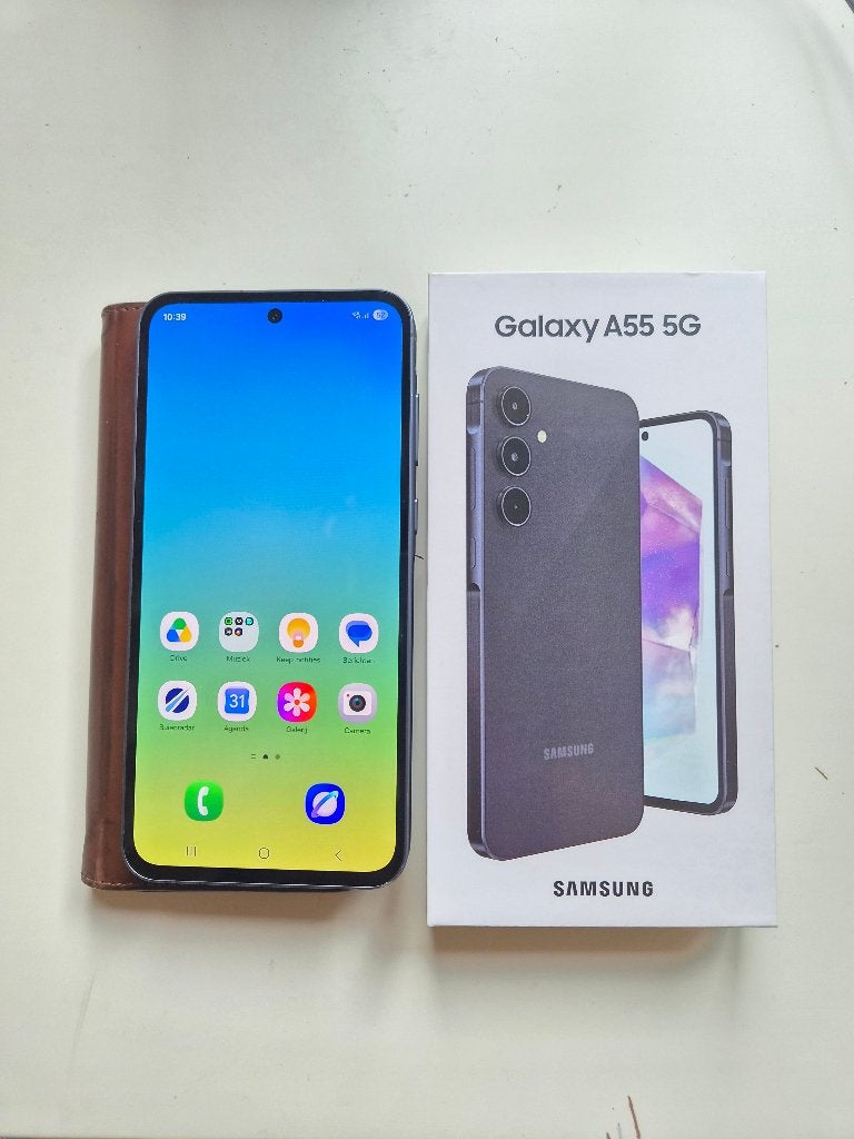Samsung Galaxy A55 5G navy (128GB) - 1 jaar oud mét garantie, Télécoms, Téléphonie mobile | Samsung, 10 mégapixels ou plus, Enlèvement ou Envoi