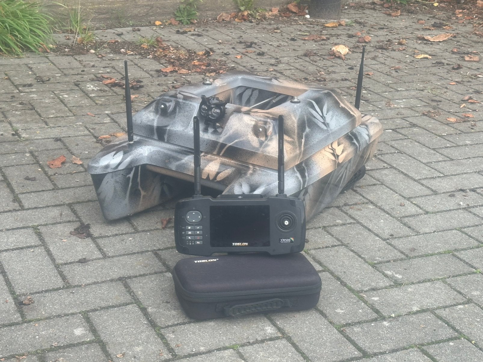 Voerboot bigdropper, Ophalen, Zo goed als nieuw