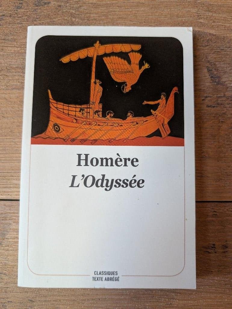 Livre - L'Odyssée - Homère, Homère, Français, Comme neuf, Enlèvement