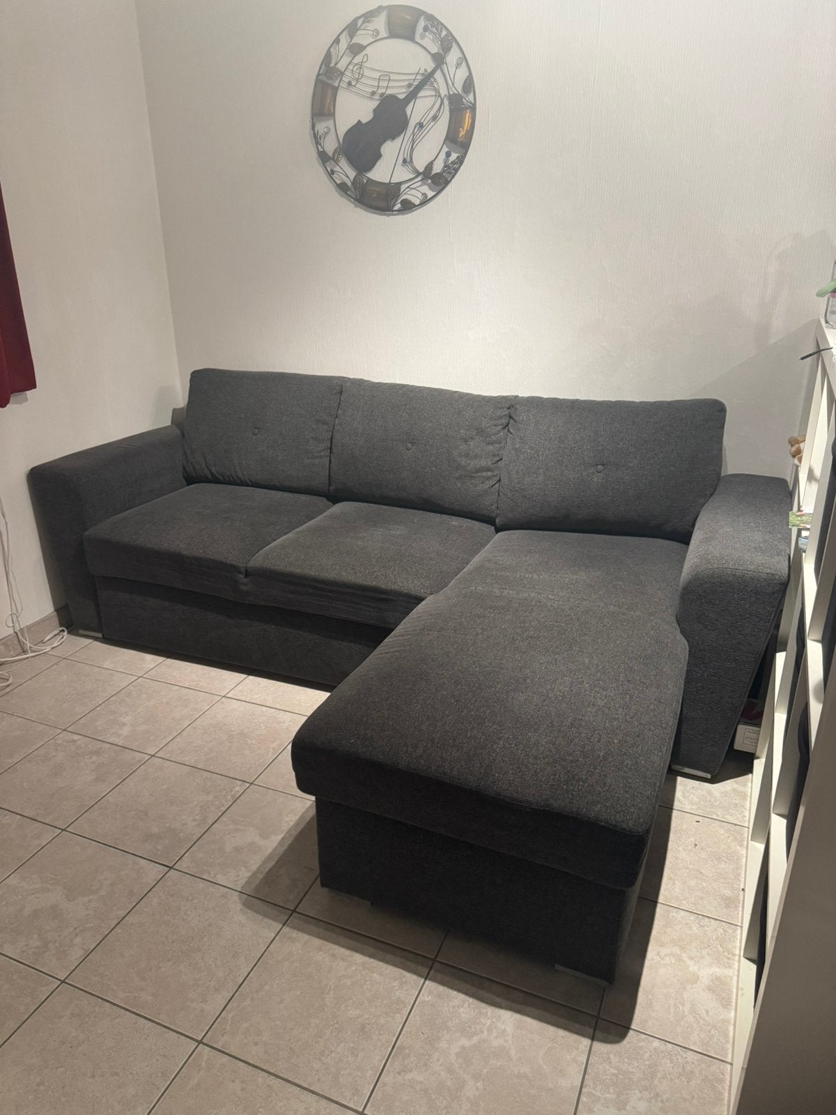 Prachtige hoekbank Jysk, Ophalen, Gebruikt, Kunststof, Scandinavisch