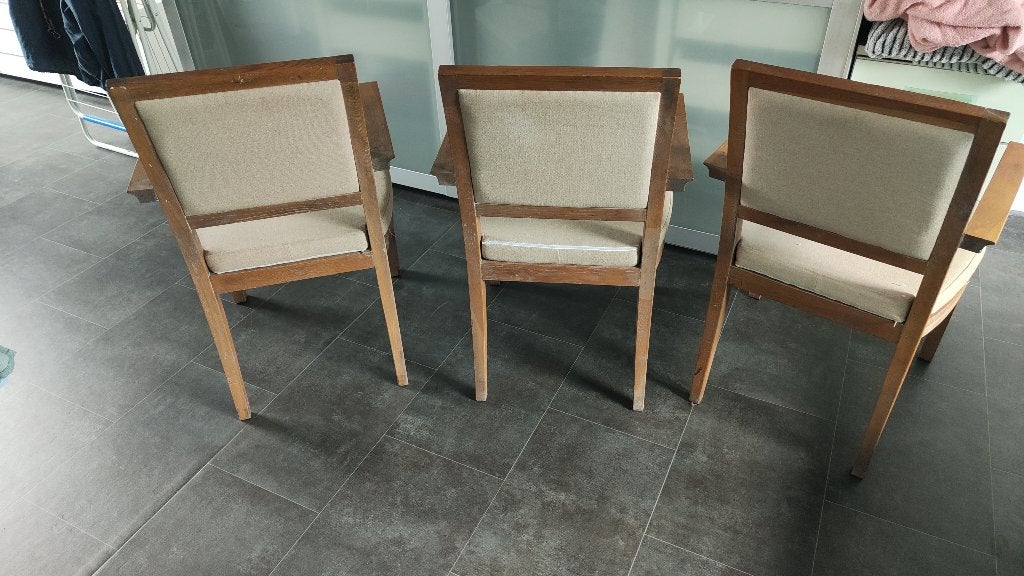6 stoelen, Huis en Inrichting, Stoelen, Ophalen, Gebruikt, Hout, Vijf, Zes of meer stoelen
