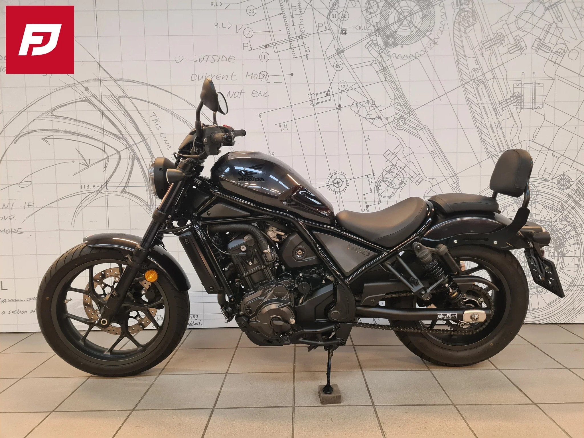 Honda CMX 1100 Rebel Dct (année de construction 2022), Motos, Entreprise, Plus de 35 kW, Chopper, 1100 cm³