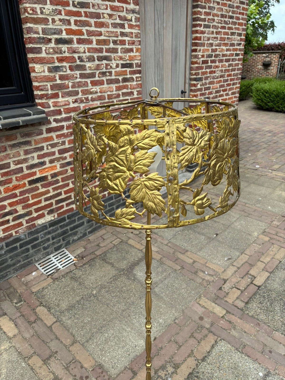 Vintage staande lamp, Ophalen