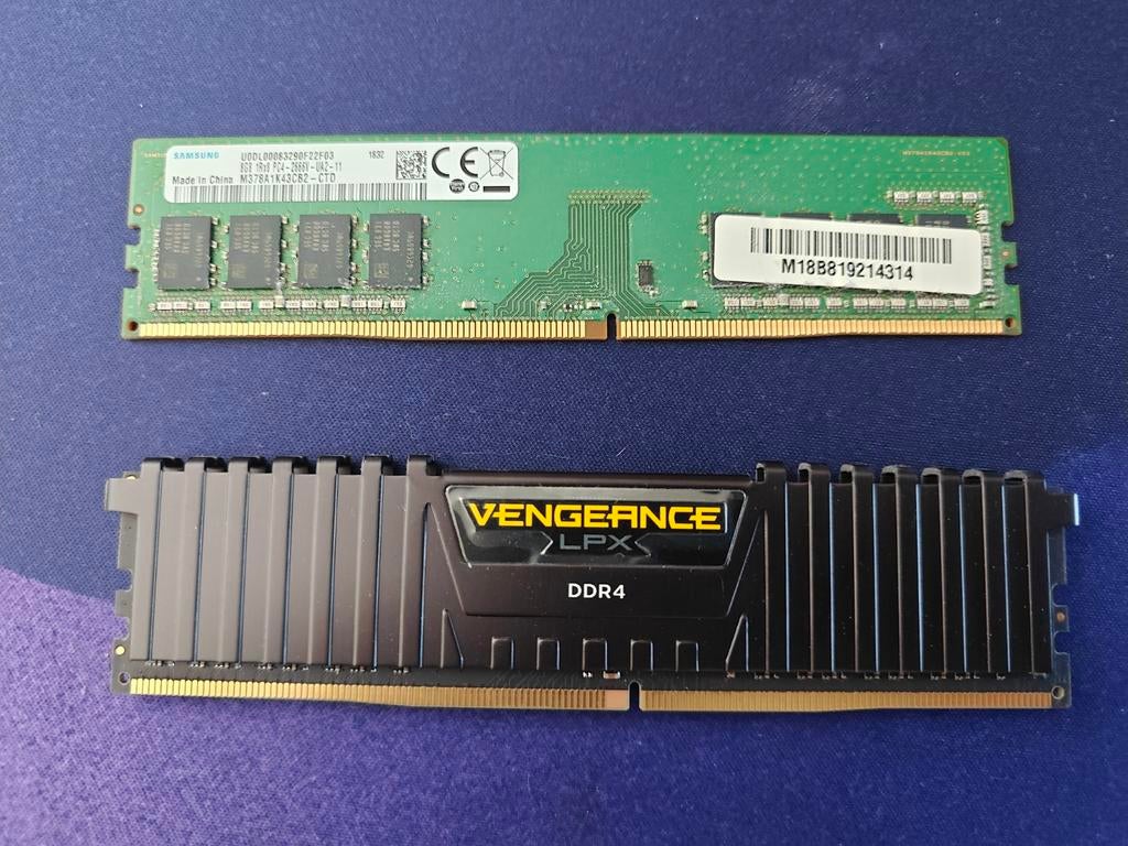 2x8GB RAM DDR4, Ophalen of Verzenden, DDR4, 8 GB