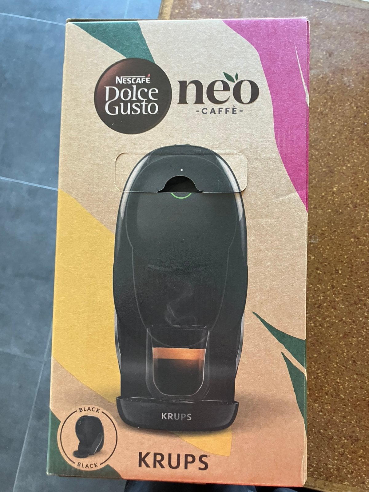 Dolce Gusto Neo Black nieuw in doos, Espresso apparaat, Nieuw, Ophalen of Verzenden, 1 kopje