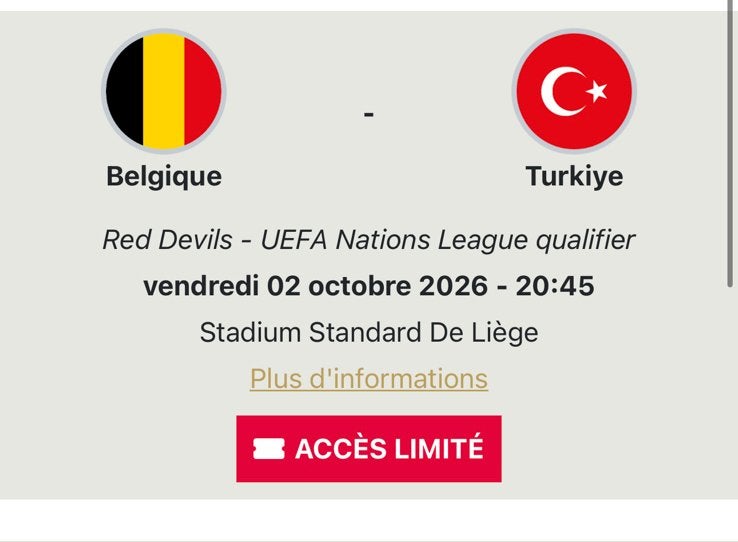 Belgique, Turquie