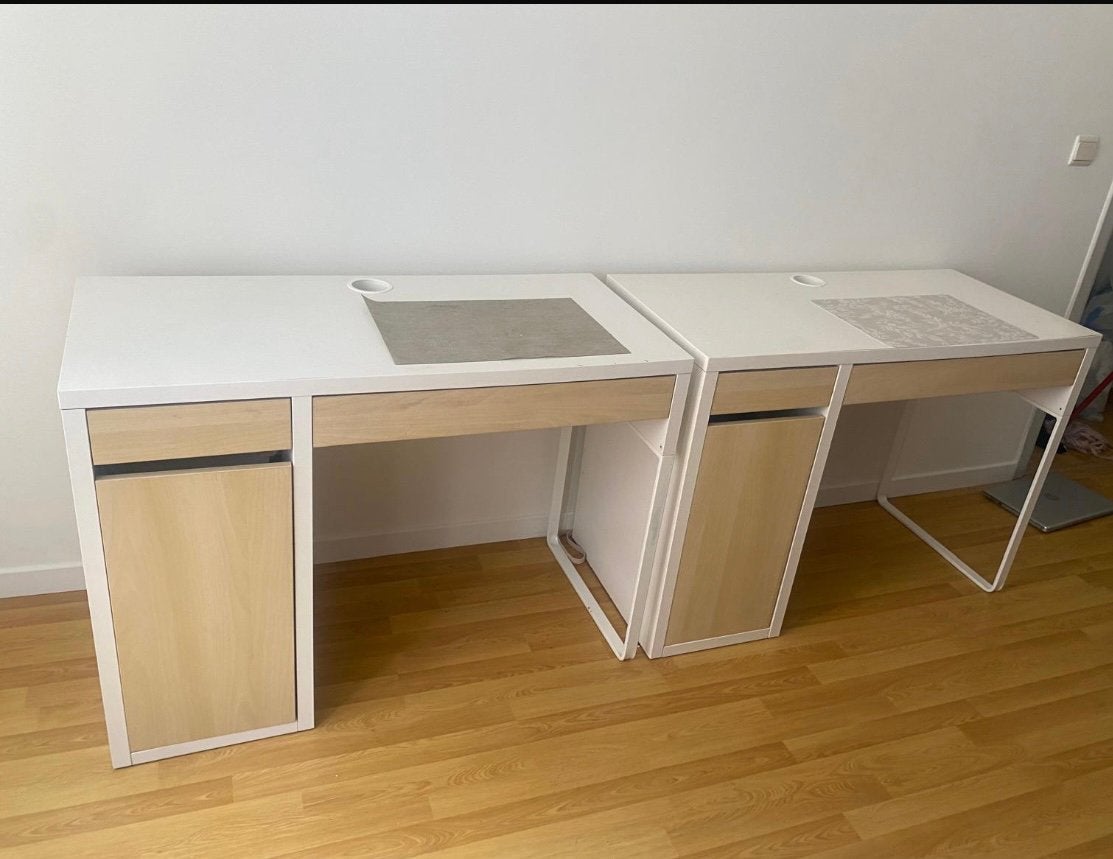 2bureau ikea, Huis en Inrichting, Bureaus, Ophalen, Gebruikt, IKEA