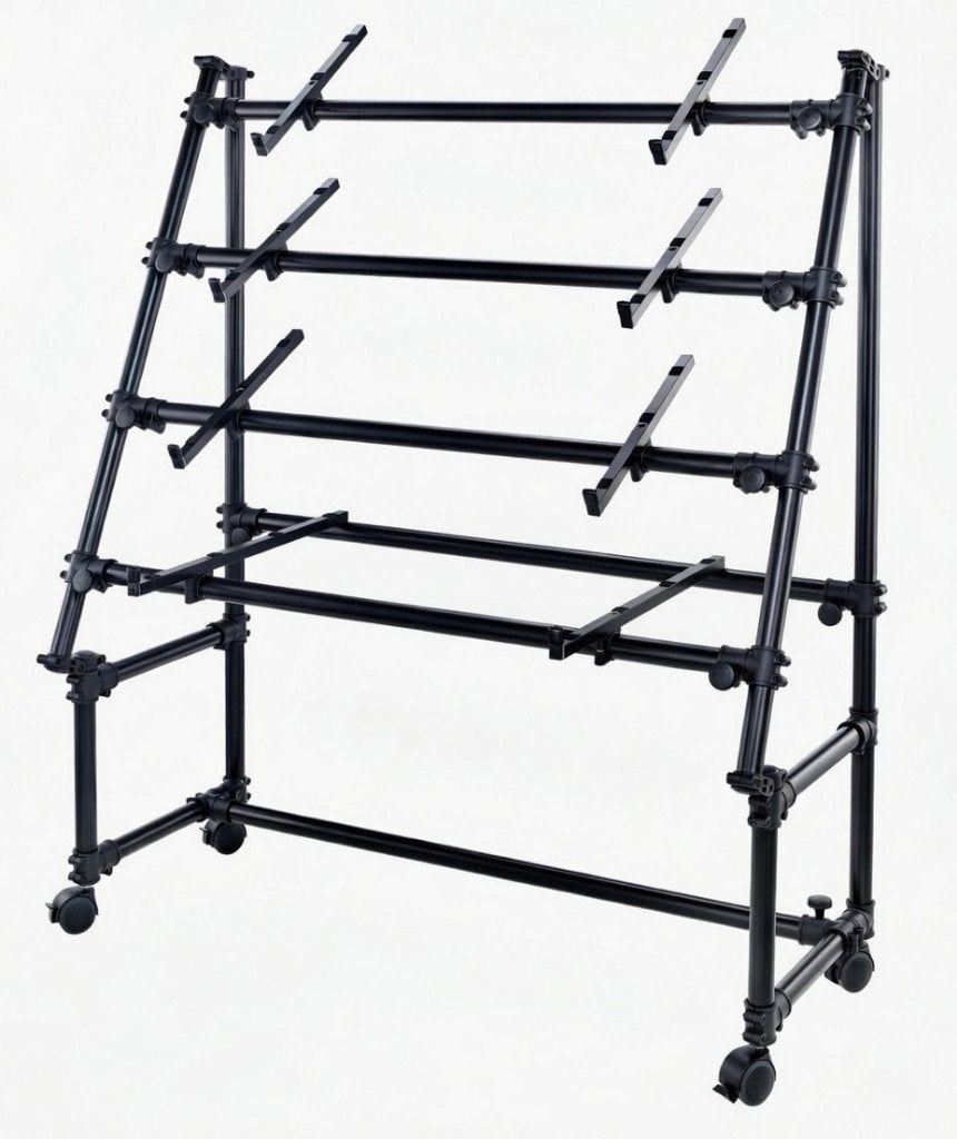 Jaspers 4R-120B + toebehoren, Musique & Instruments, Pieds, Comme neuf, Pied pour instrument, Clavier ou Synthétiseur, Enlèvement