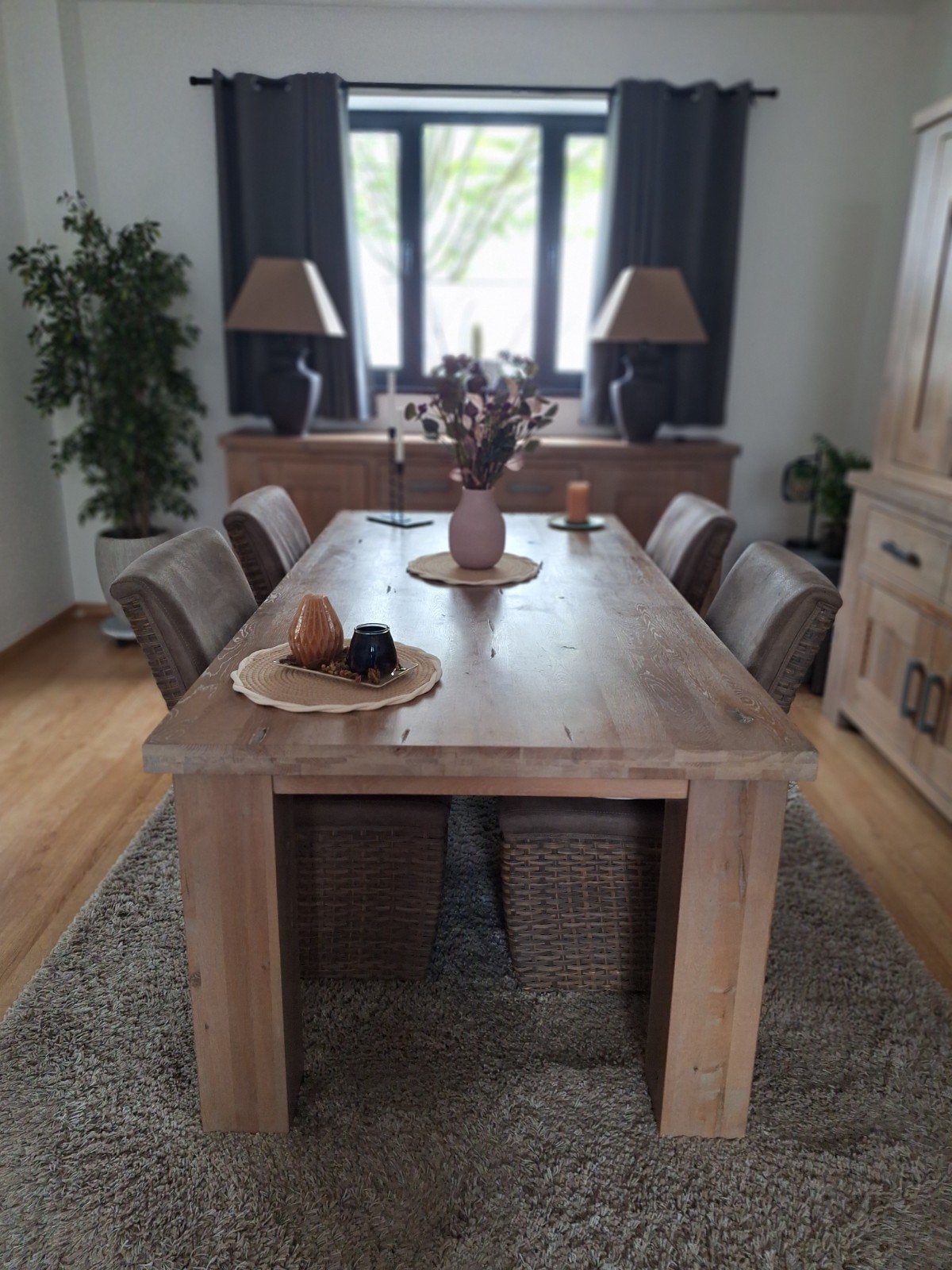 eetplaats hout perfecte staat prijs overeen te komen, Huis en Inrichting, Ophalen, Zo goed als nieuw
