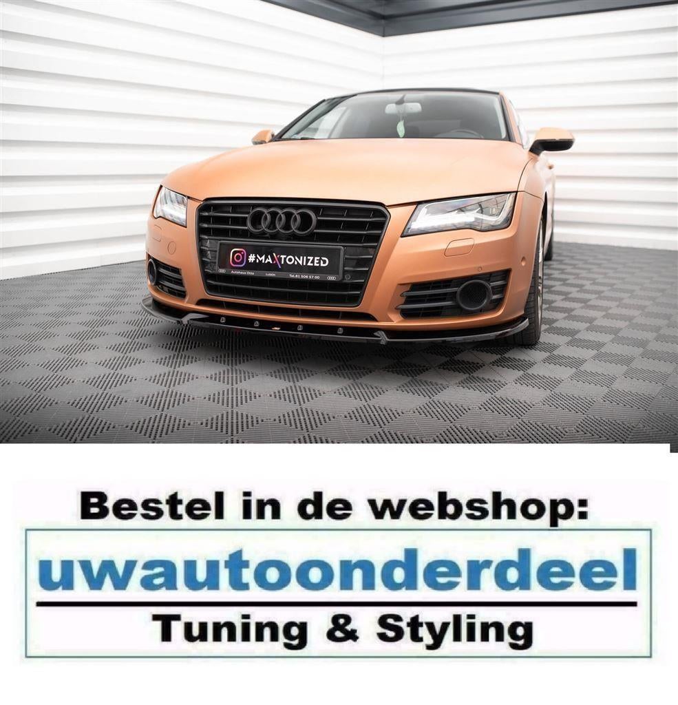 Maxton Design Spoiler Splitter Lip Geschikt voor Audi A7 C7, Autos : Divers, Tuning & Styling, Envoi