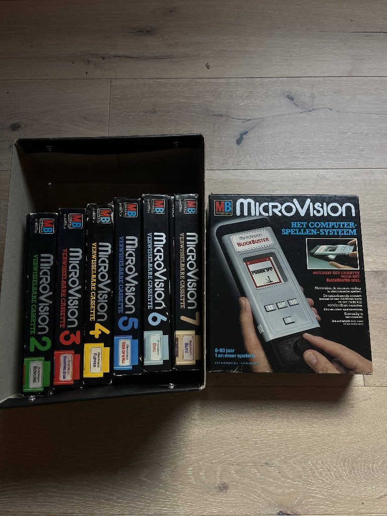 MB MICROVISION - vintage game console (full set), Consoles de jeu & Jeux vidéo, Enlèvement, Autres marques, Comme neuf