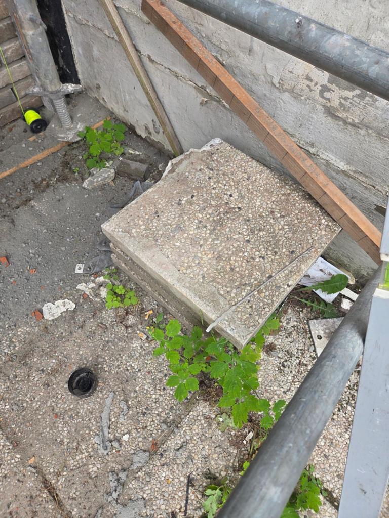Betonklinkers, Tuin en Terras, Tegels en Klinkers, Ophalen, Gebruikt, Beton