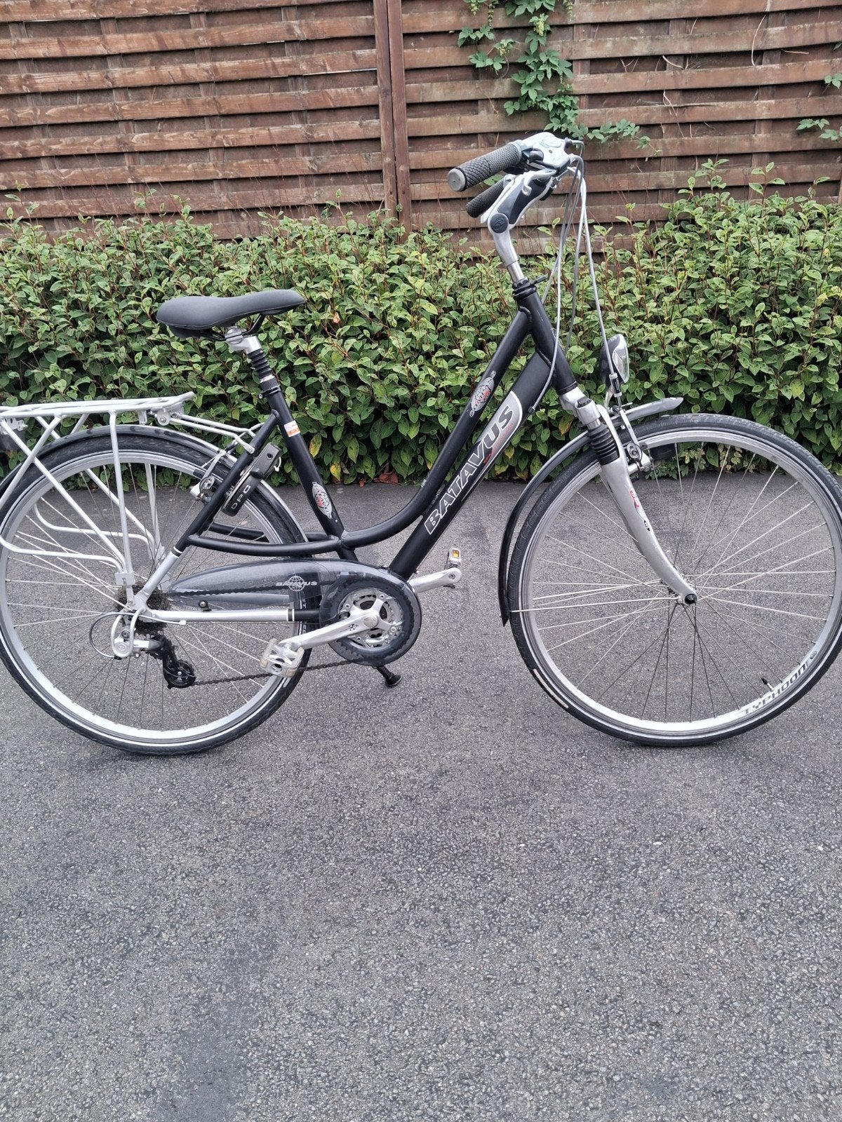 aluminium damesfiets batavus in perfecte staat, Velgrem, Versnellingen, Batavus, Ophalen of Verzenden