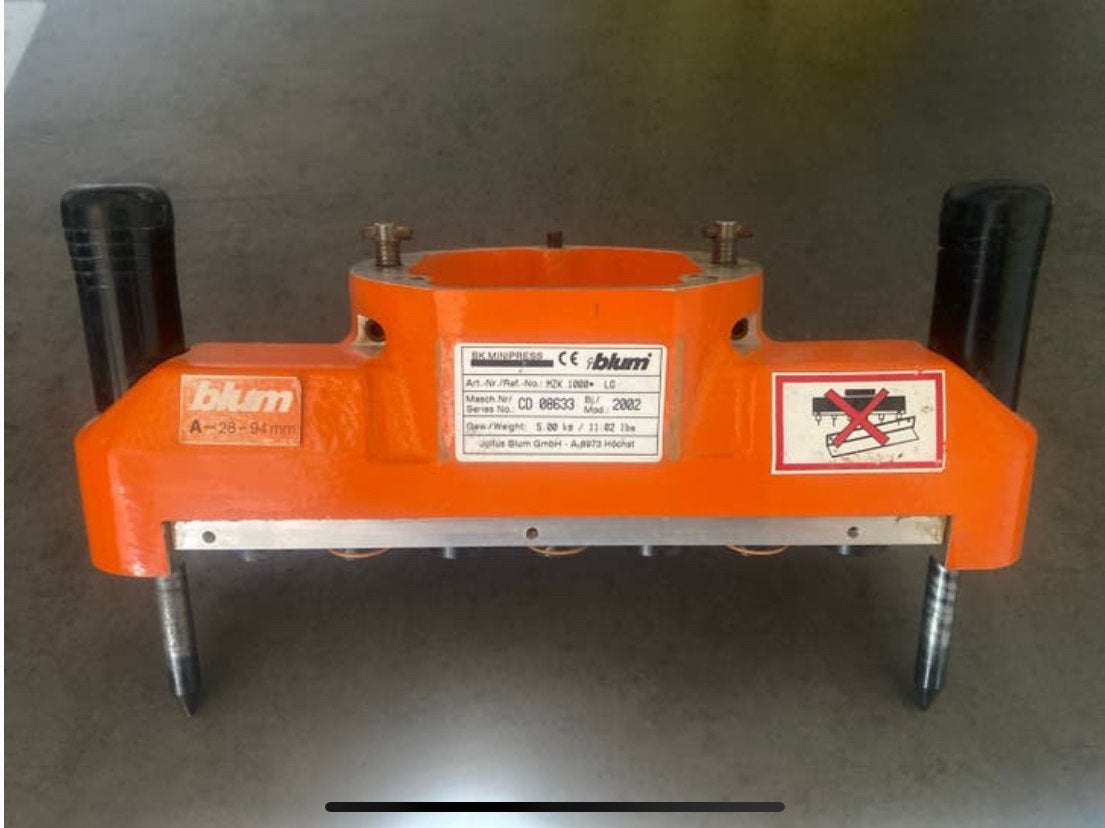 Blum rijboor kop, rijboring., Doe-het-zelf en Bouw, Ophalen, Zo goed als nieuw