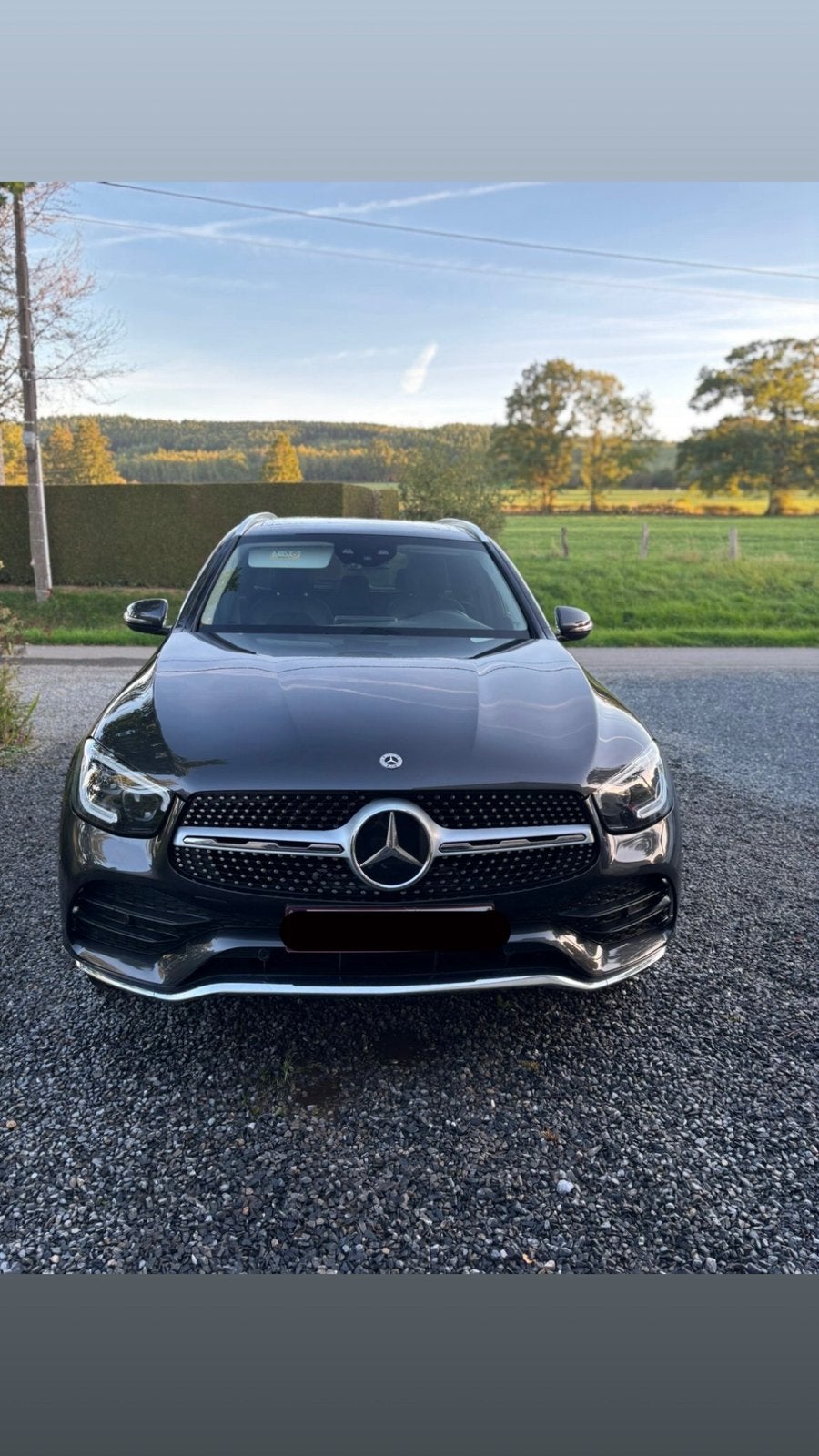 Mercede GLC 300 de 4 matic AMG line, Autos, Argent ou Gris, Achat, 143 kW, Assistance au freinage d'urgence