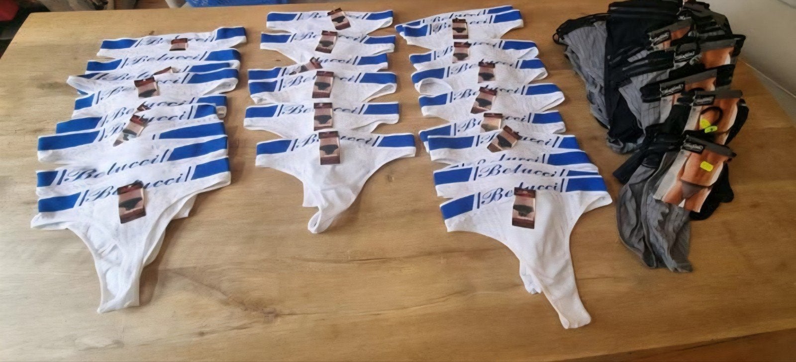 NIEUW Partij 63 Stuks ondergoed BELLUCI& SHAGGAR - S tm XL, Kleding | Heren, Ondergoed, Slip, Wit, Ophalen of Verzenden