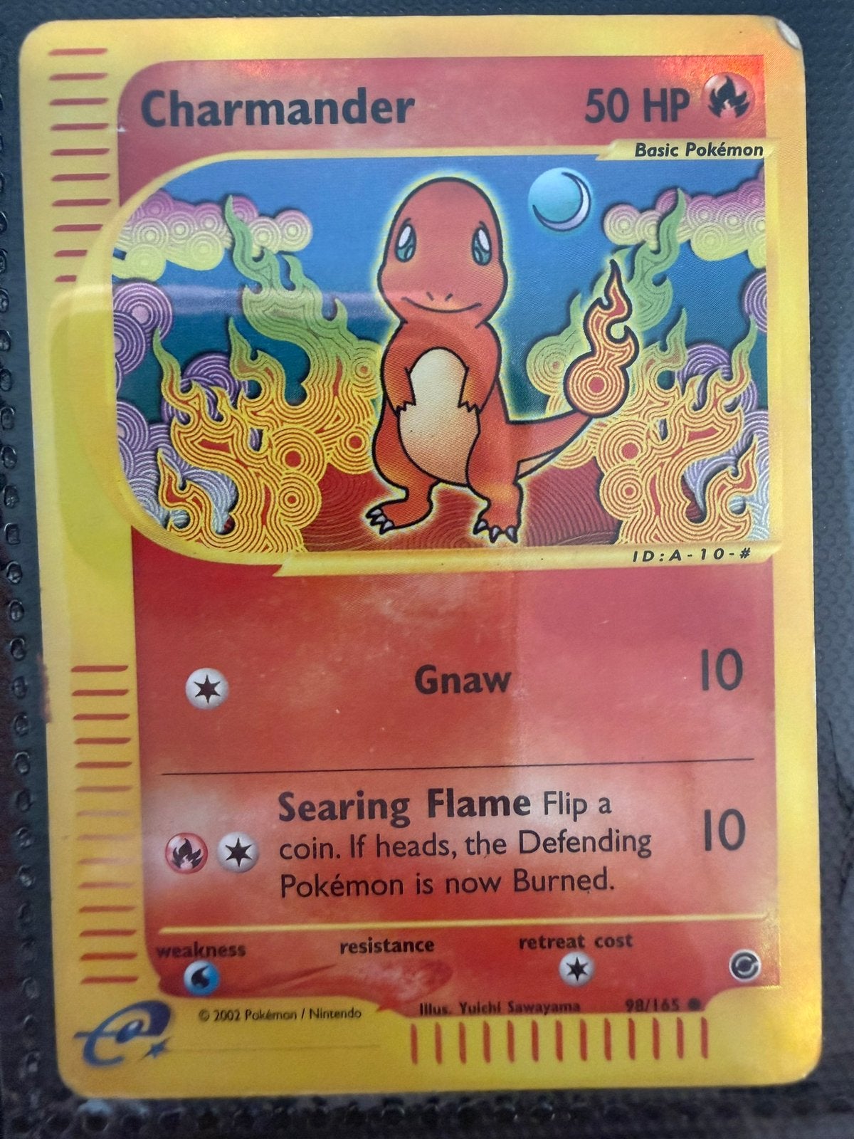 Charmander 98/165 — Expeditie, Ophalen of Verzenden, Zo goed als nieuw