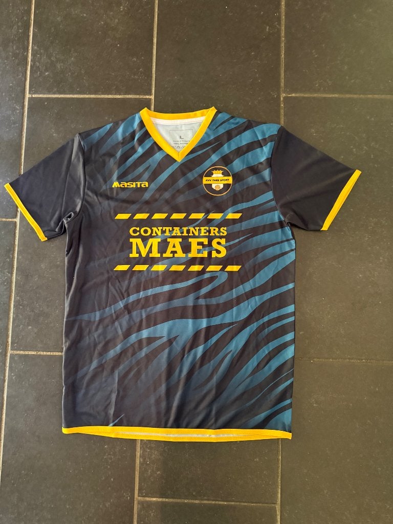 Voetbalshirt Adriano Bertaccini THES, Sport en Fitness, Maat M, Verzenden, Zo goed als nieuw, Shirt
