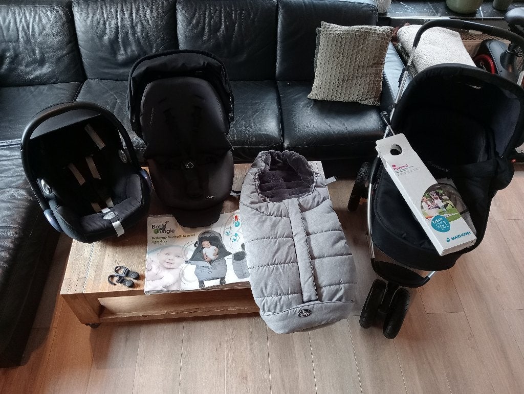 Kinderwagen Maxi Cosi Mura complete set met warme voetenzak, Kinderen en Baby's, Ophalen, Gebruikt, Combiwagen, Luchtbanden