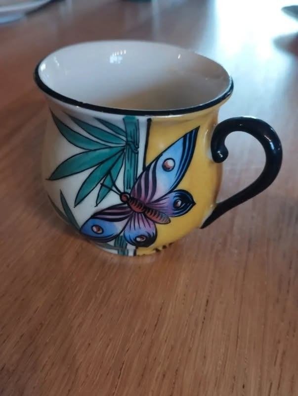 Tasse art déco vintage en porcelaine de Limoges, Antiquités & Art, Enlèvement