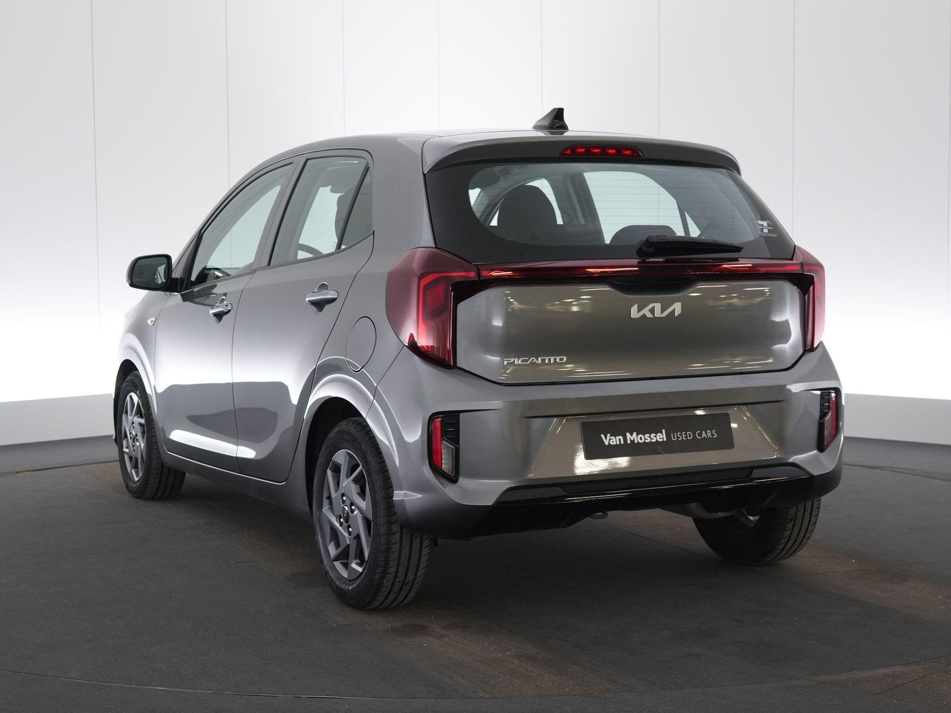 Kia Picanto 1.0 GDI ISG 63 AMT Pulse, Auto's, Kia, Stof, Zwart, Bedrijf, 5 deurs