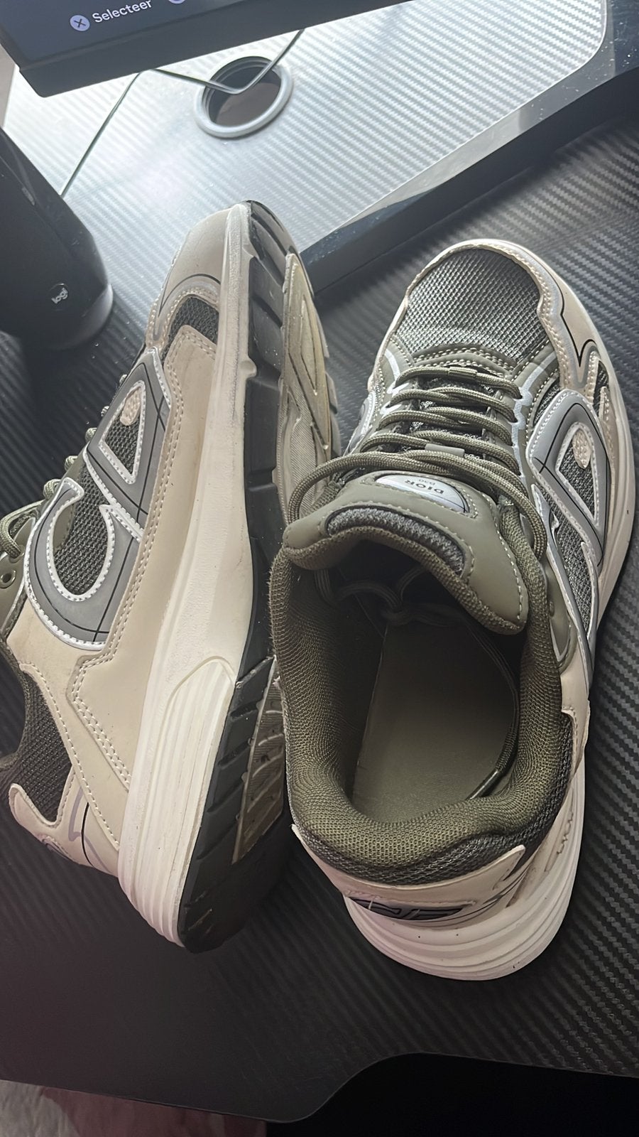 Dior b30, Ophalen, Wit, Nieuw, Sneakers