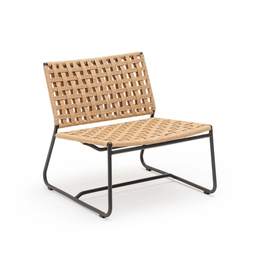 Chaise longue d'extérieur Max & Luuk Dean (blanc-anthracite), Jardin & Terrasse, Enlèvement, Comme neuf, Aluminium