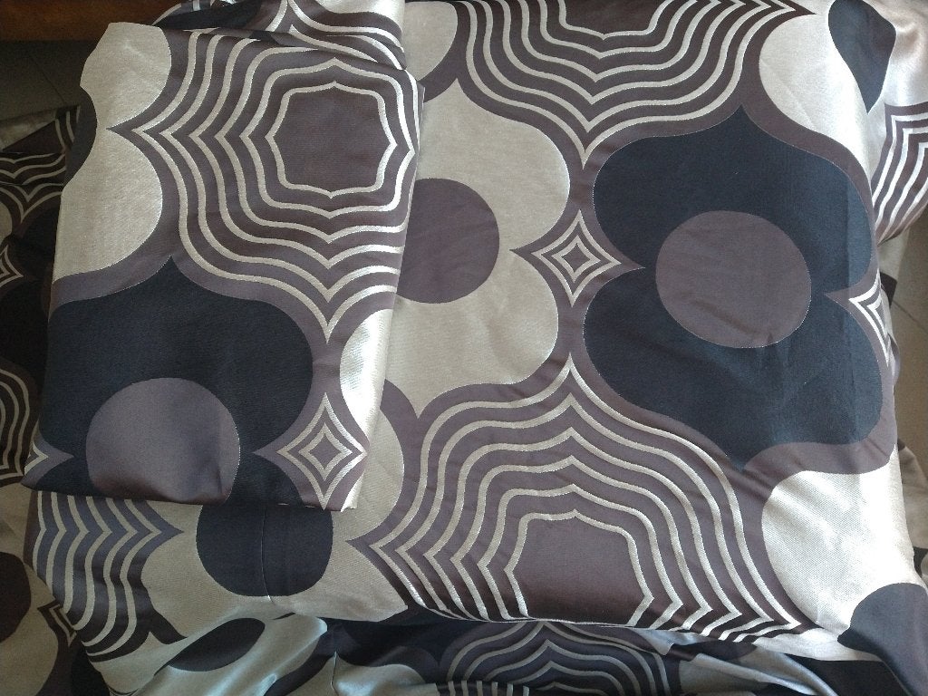 jacquard stof gordijnen katoen zijde, Ophalen of Verzenden, Zo goed als nieuw, Satijn of Zijde