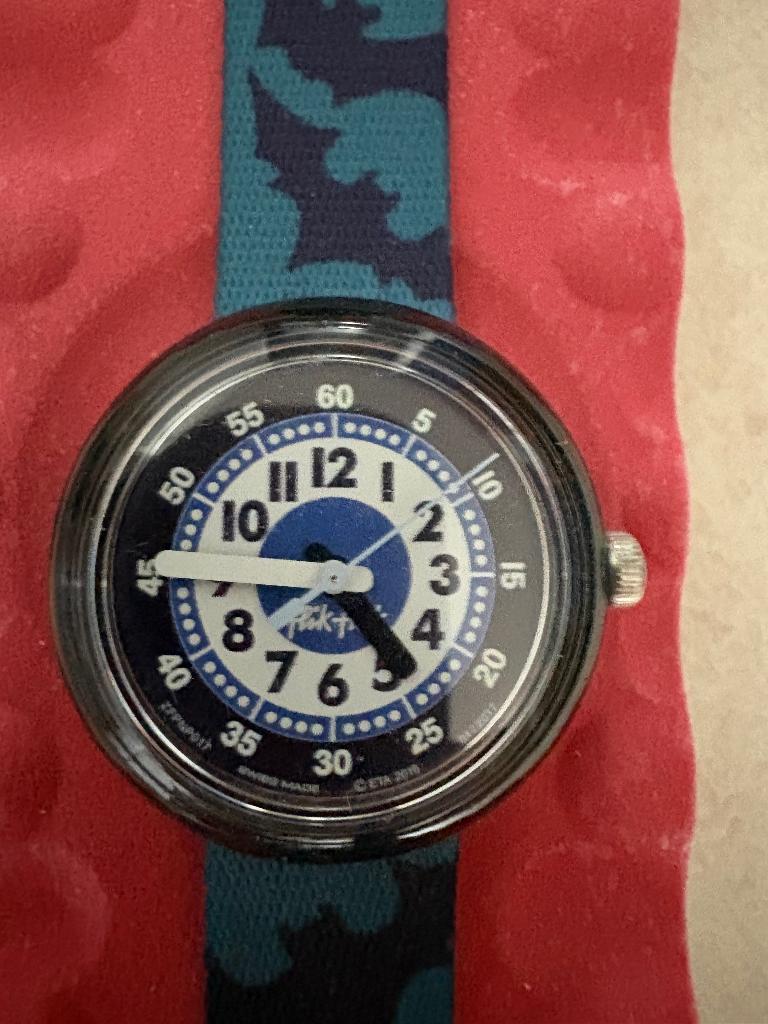 Flik-Flak kinderhorloge (nieuw), Handtassen en Accessoires, Horloges | Kinderen, Ophalen of Verzenden, Nieuw, Blauw, Jongen