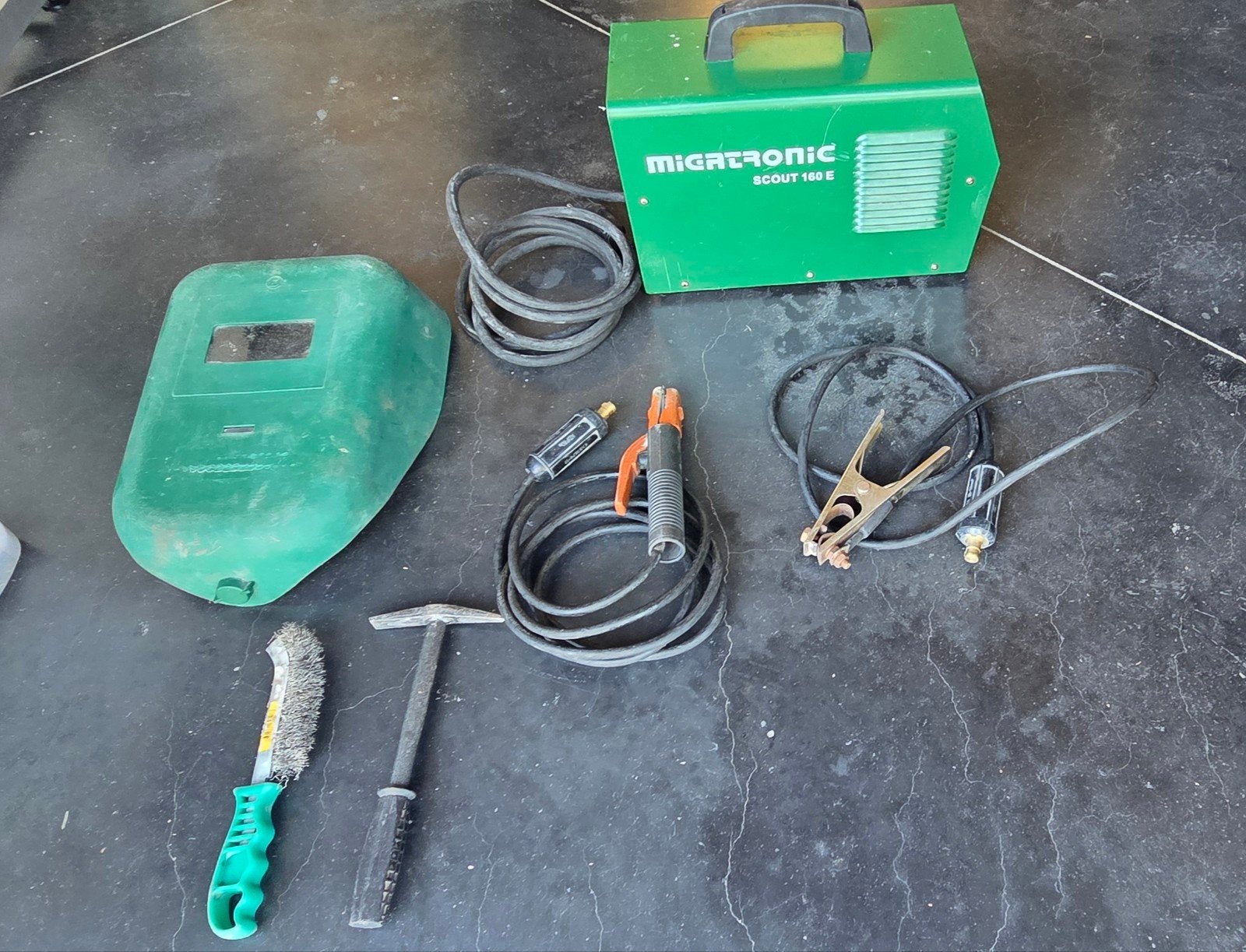 lasapparaat Migatronic Scout 160 E, Doe-het-zelf en Bouw, Ophalen, Gebruikt, 150 tot 250 ampère, Elektroden