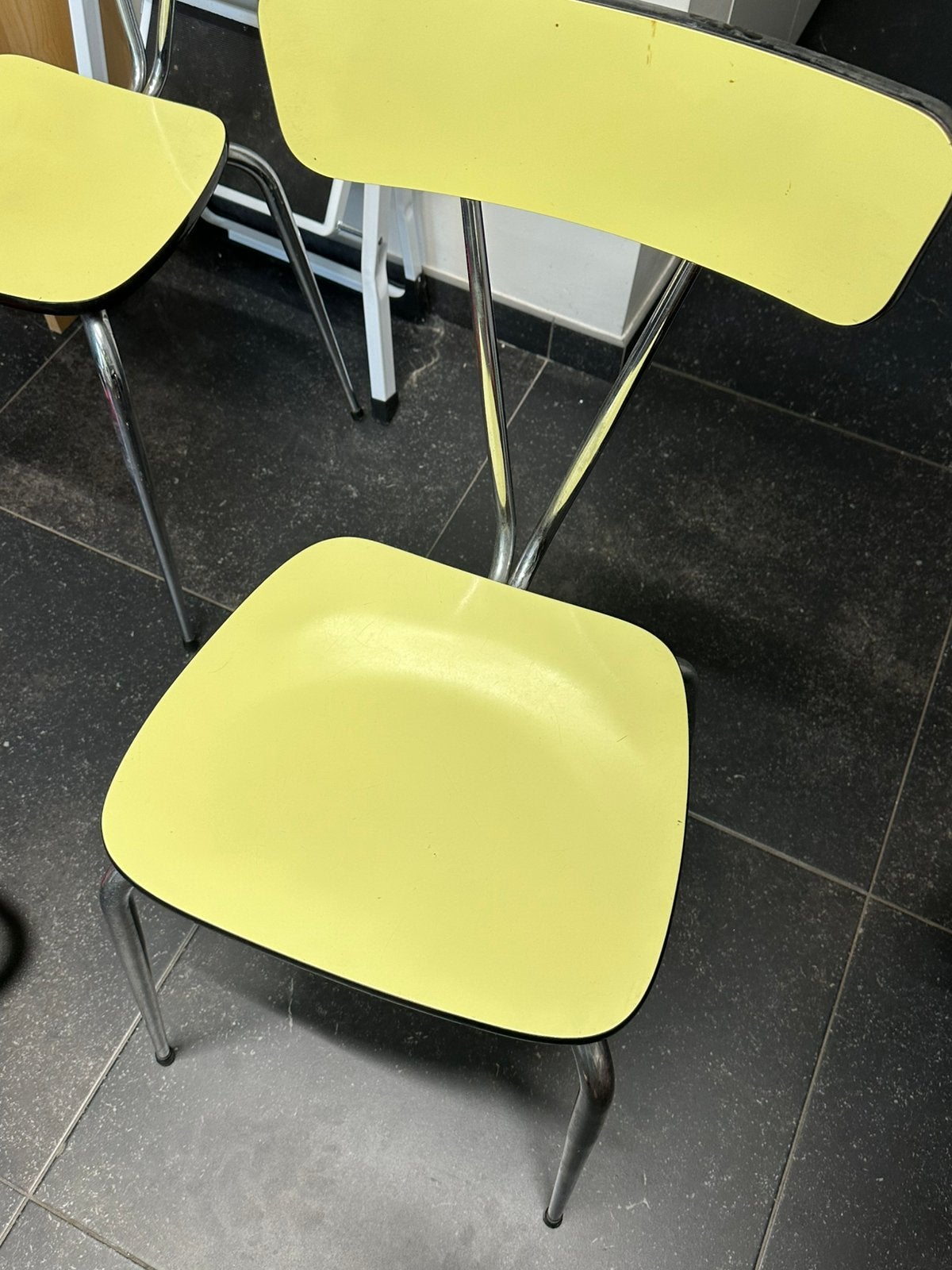 4 vintage keukenstoelen, Enlèvement