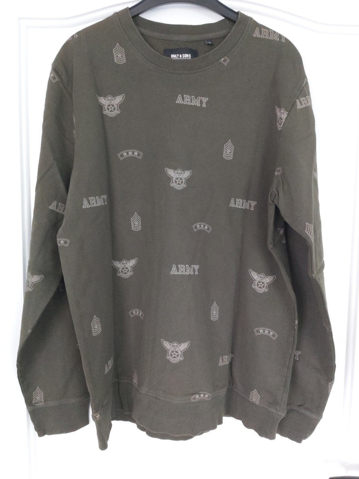 kaki sweater Only&Sons maat XL, Kleding | Heren, Ophalen of Verzenden, Zo goed als nieuw, Only & sons, Trui of Vest