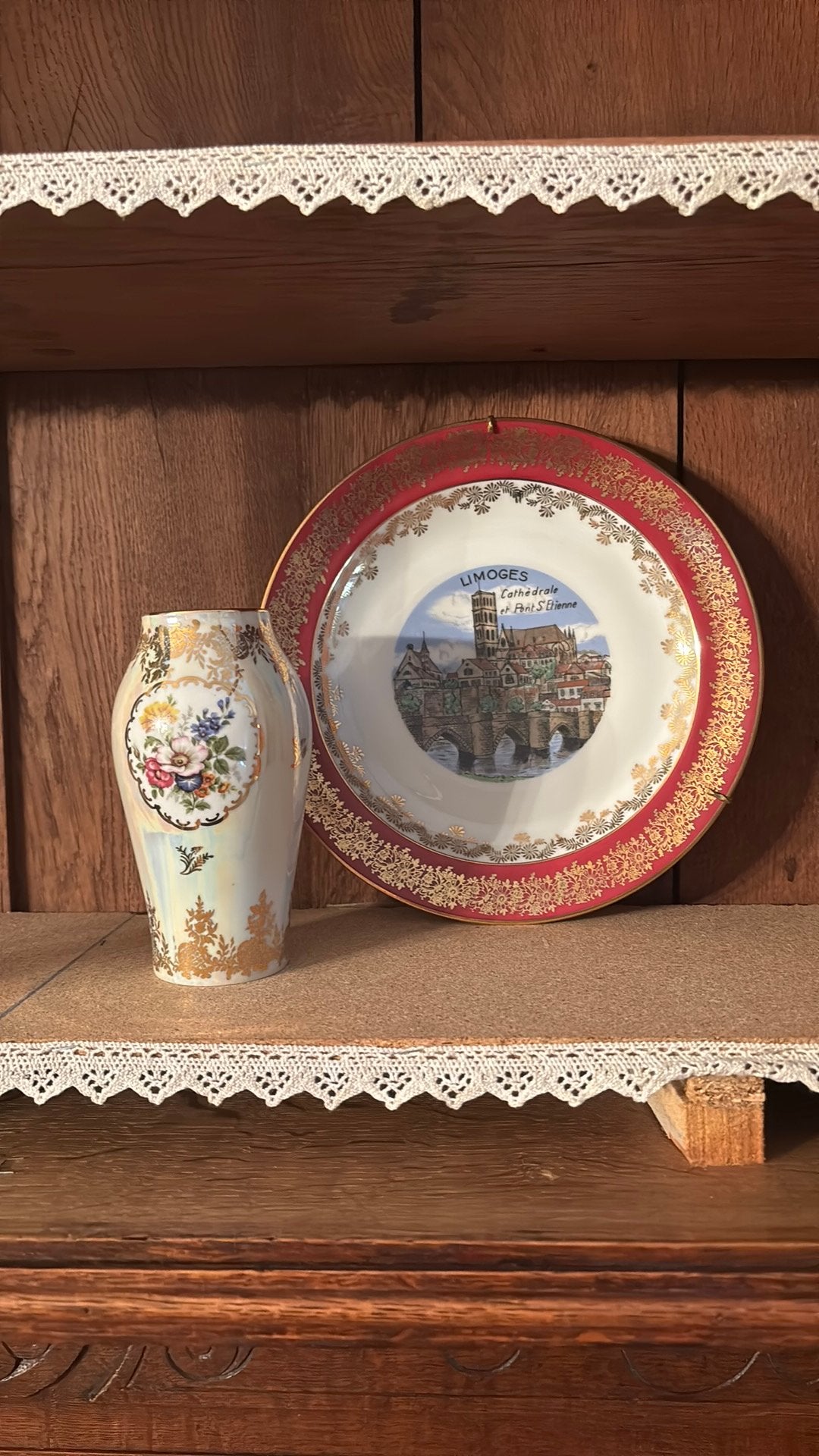Limoges schotel en vaasje, Enlèvement