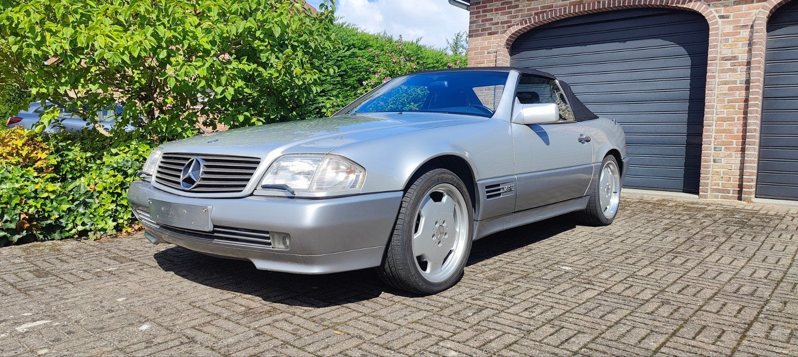 Mercedes-Benz 600 SL V12 R129 | 101.600 km | Zwitserse herko, Auto's, Achterwielaandrijving, Zwart, Leder, Particulier