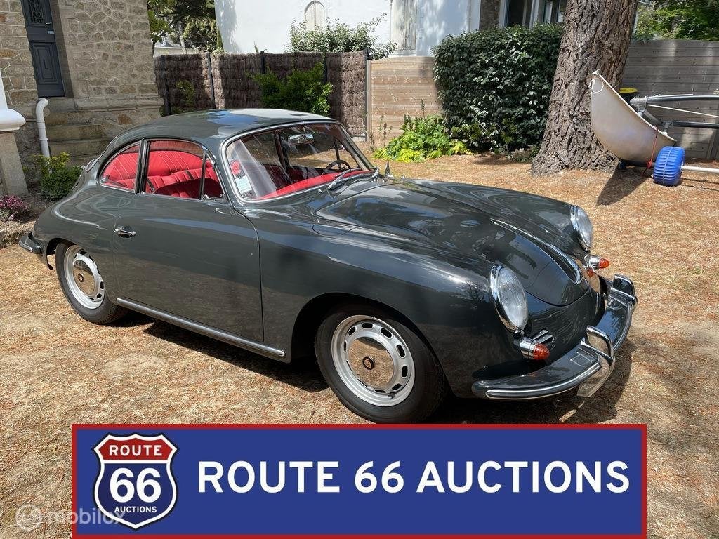 Porsche 356 C | 1964 | Route 66 Auctions, Auto's, Oldtimers, Zwart, Bedrijf, Overige carrosserie, Porsche