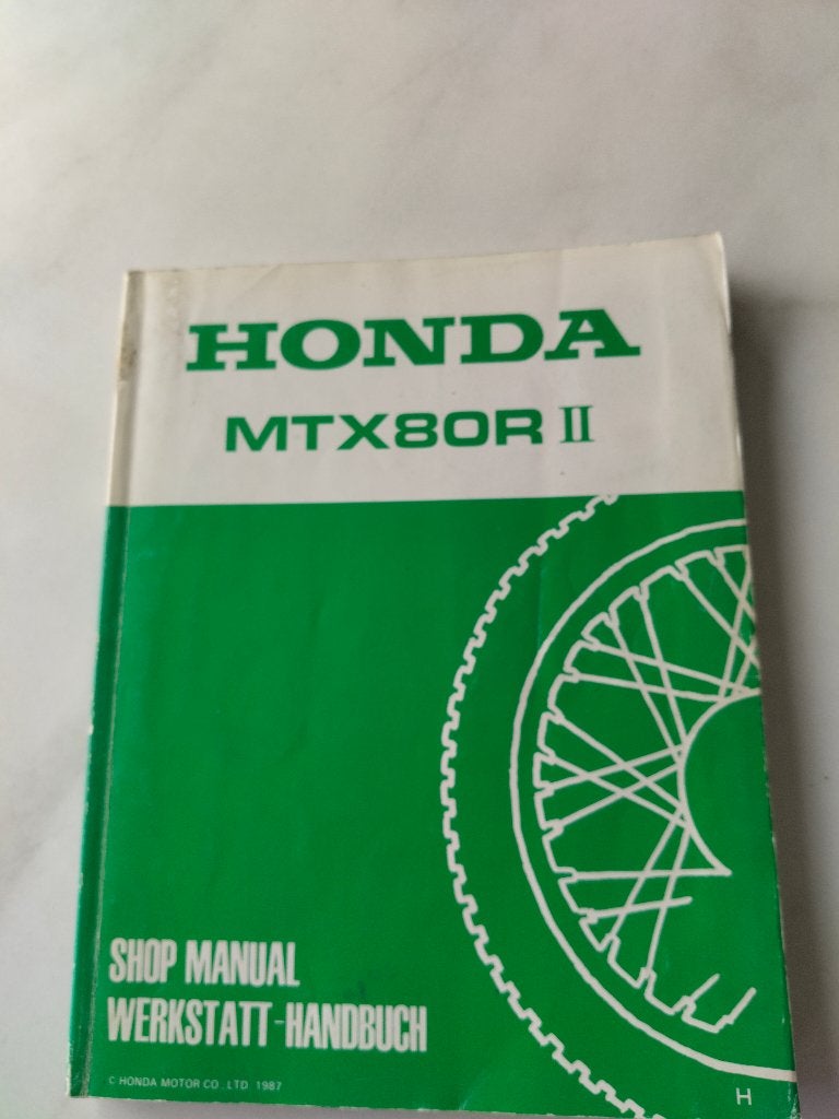 Manuel de travail de la Honda MTX-R2, Motos, Enlèvement ou Envoi, Utilisé