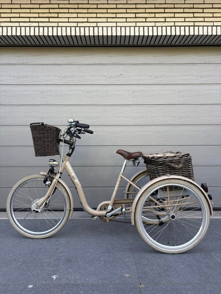 Tri-Bike elektrische driewieler Papillon - nieuwstaat !!, Ophalen of Verzenden, Zo goed als nieuw