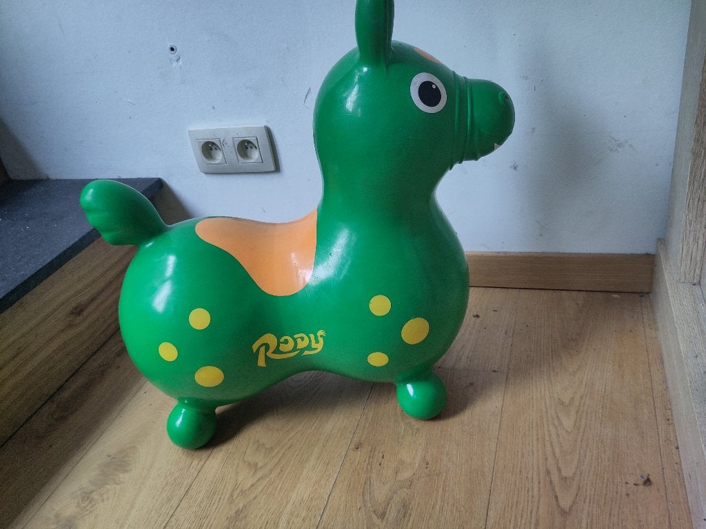 Cheval sauteur Rody (Gymnic) vert - dès 3 ans, Enfants & Bébés, Jouets | Jouets a bascule, Enlèvement, Utilisé
