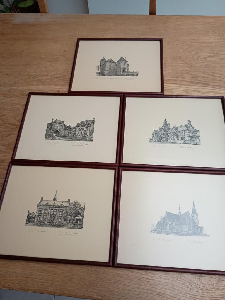 Daniel Winkelmans : 5 kunstwerken Turnhout o.a Begijnhof, St, Enlèvement