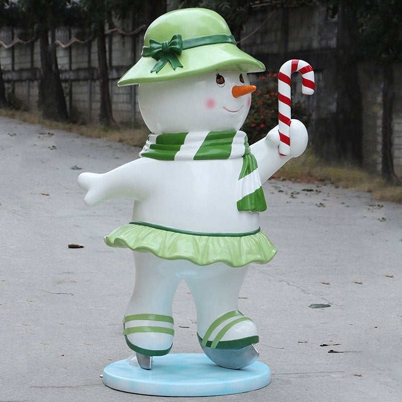Skating Snowman Family – Sneeuwpop 80 x 80 x 164 cm, Diversen, Ophalen, Nieuw