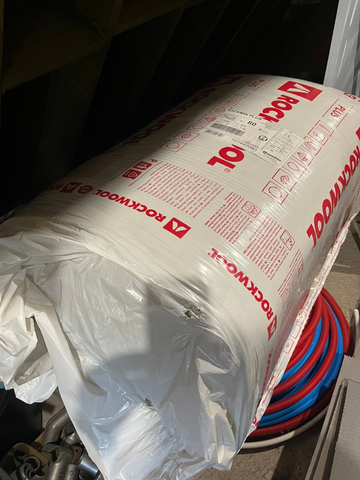 12 Rockwool platen van 80 mm dik, Doe-het-zelf en Bouw, 4 tot 8 cm, Nieuw, Steenwol, 5 tot 10 m²