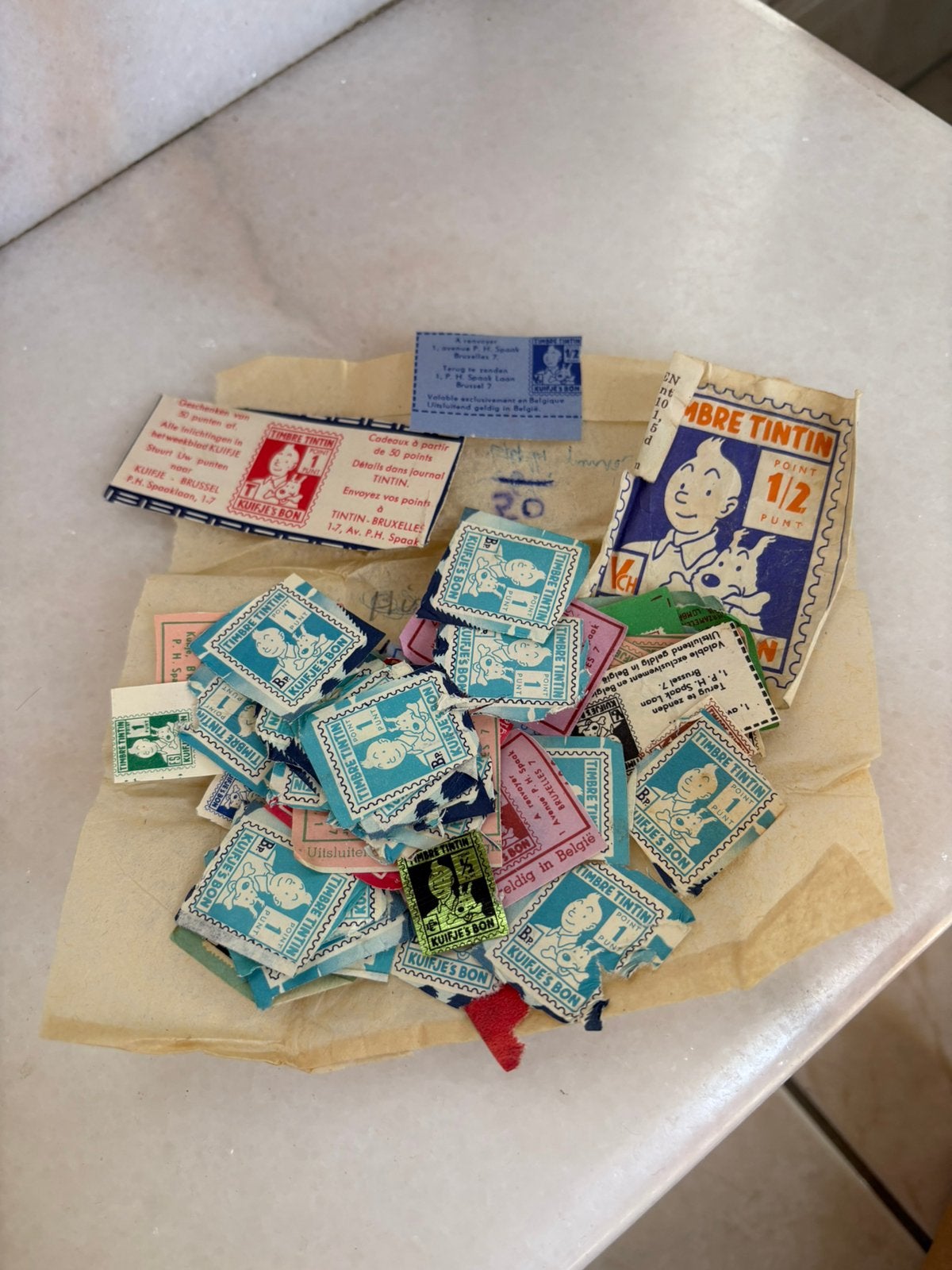 Spaarzegels Kuifje te koop, Hobby & Loisirs créatifs, Enlèvement