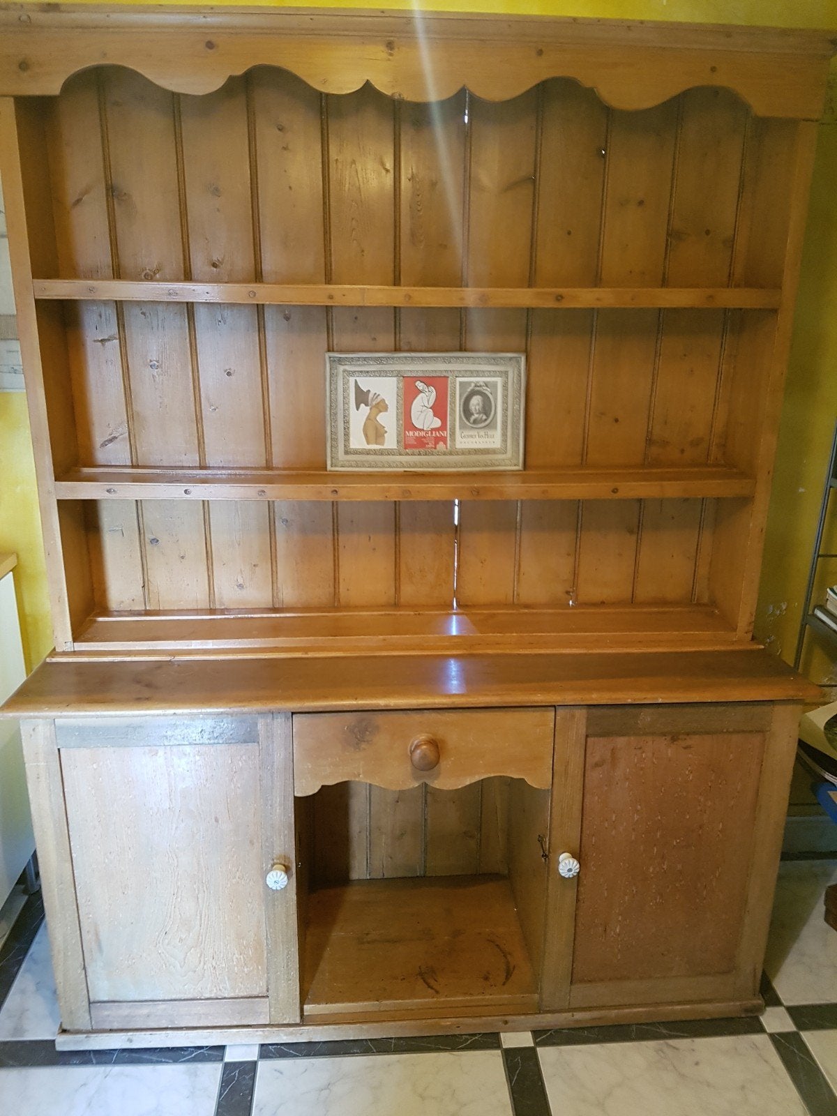 vaisselier en bois de pin, Maison & Meubles, Enlèvement, Pin