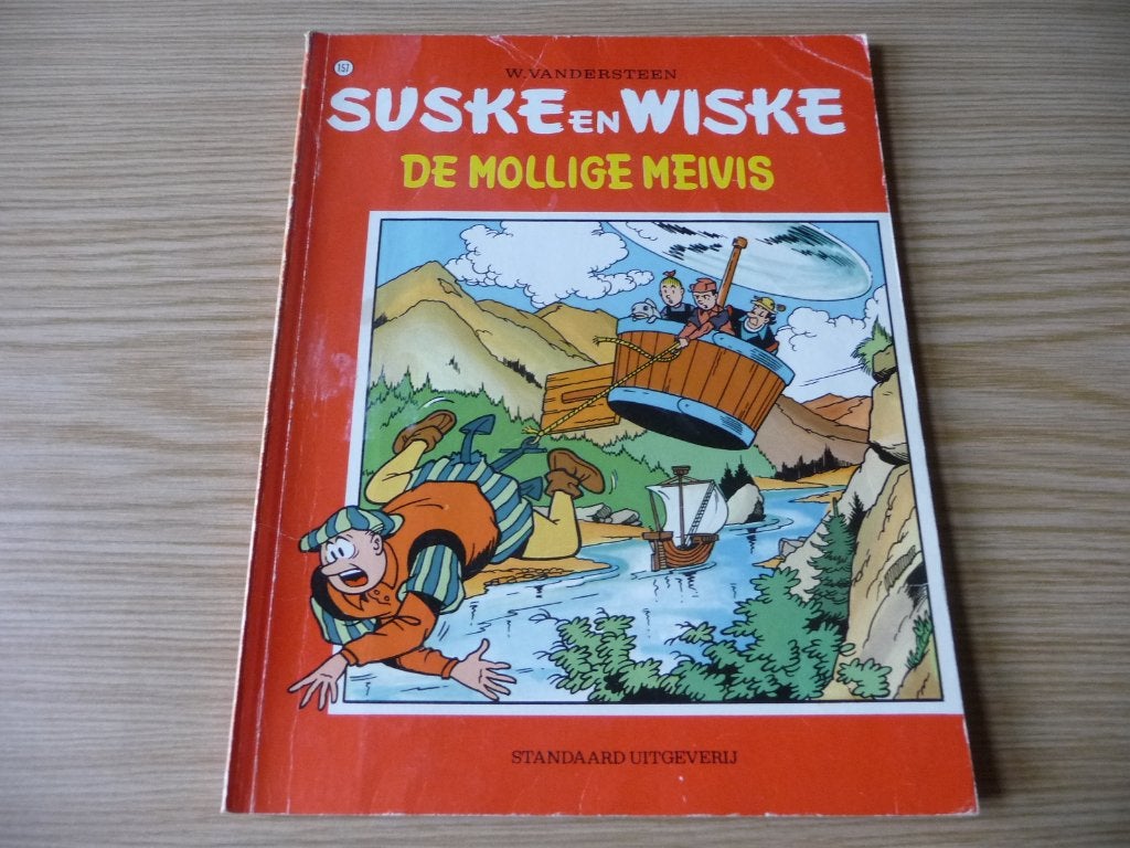 Suske & Wiske 157. De mollige meivis EERSTE DRUK €3, Willy Vandersteen, Eén stripboek, Ophalen of Verzenden, Zo goed als nieuw