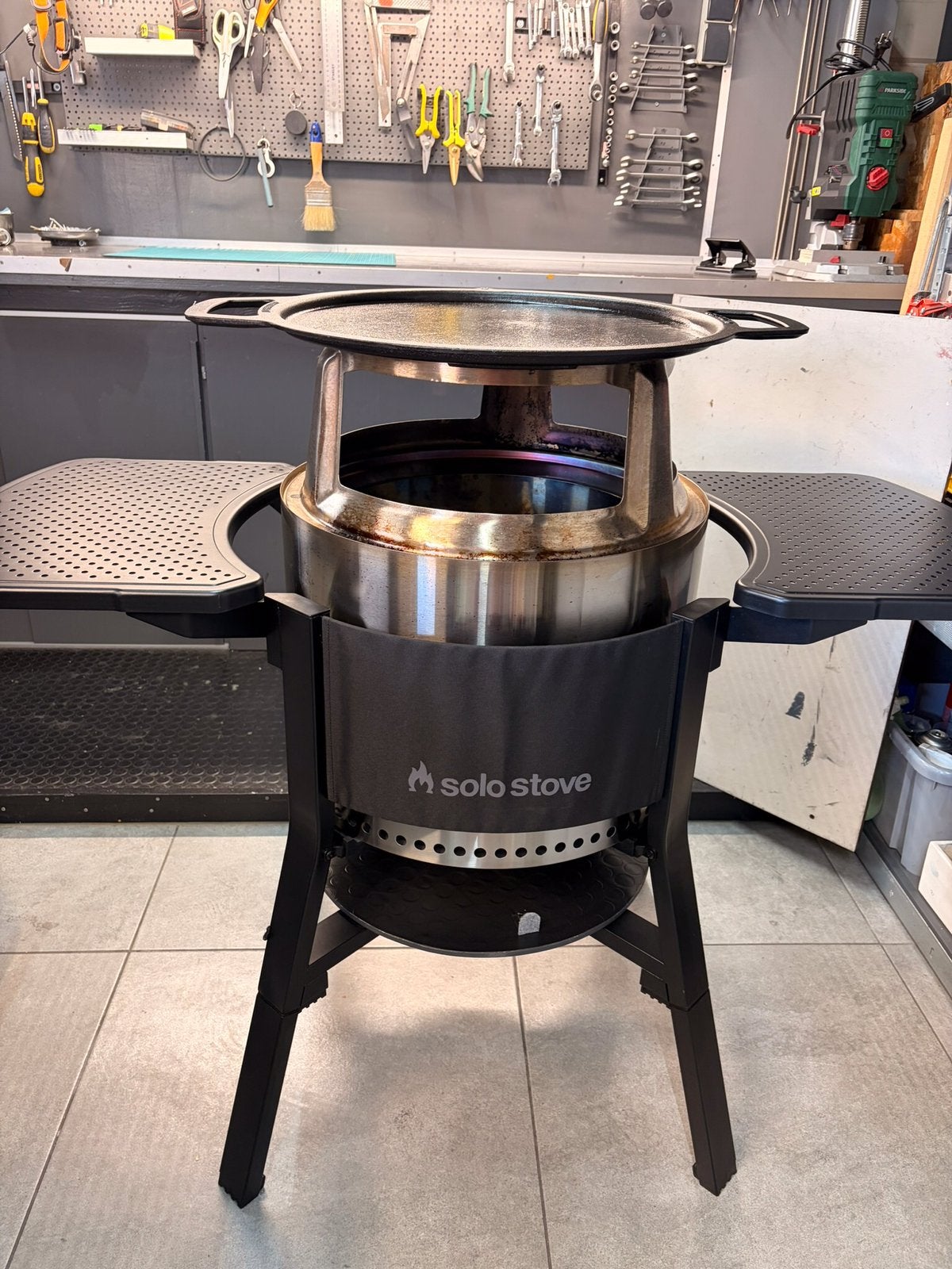 Feu de camp Solostove, corbeille à feu et barbecue, Jardin & Terrasse, Barbecues au charbon de bois, Comme neuf, Avec accessoires